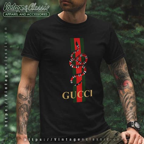 gucci snake print t shirt|Gucci polo snake collar.